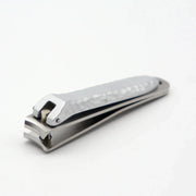 Kiya Premium 82mm Hammered Steel Nail Clipper with black tsuchime finish and built-in file