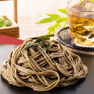 Kiyosen Hojicha Roasted Green Tea Soba Noodles – 3‑Bag Gourmet Pack