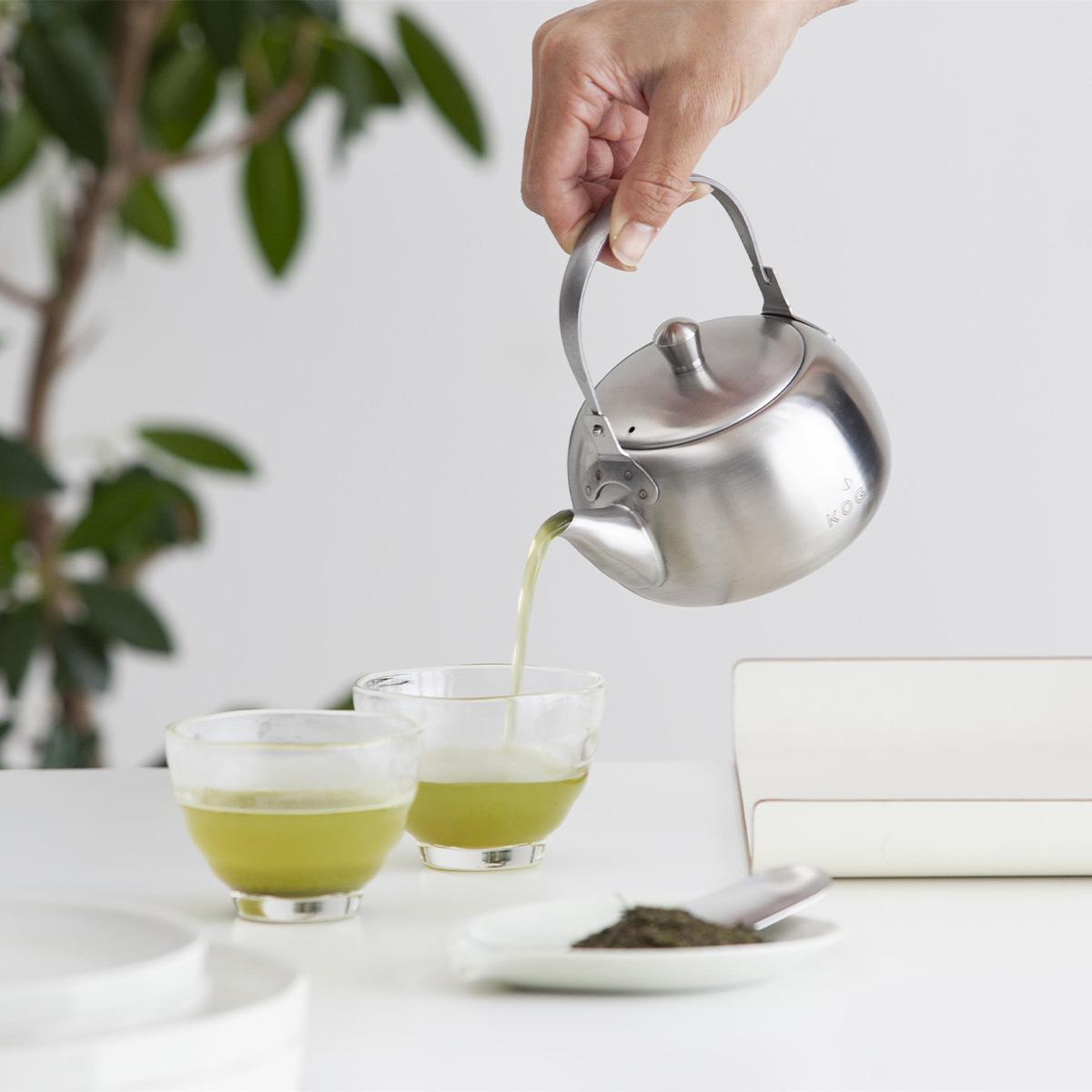 Kogu 500ml Stainless Steel Teapot with Built-in Strainer – Modern Minimalist Design