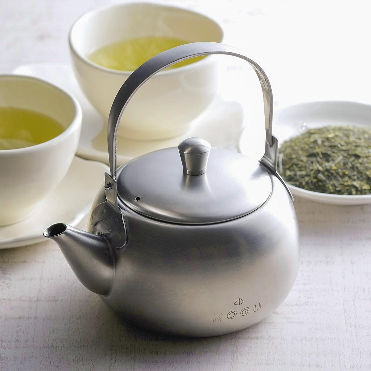 Kogu 500ml Stainless Steel Teapot with Built-in Strainer – Modern Minimalist Design