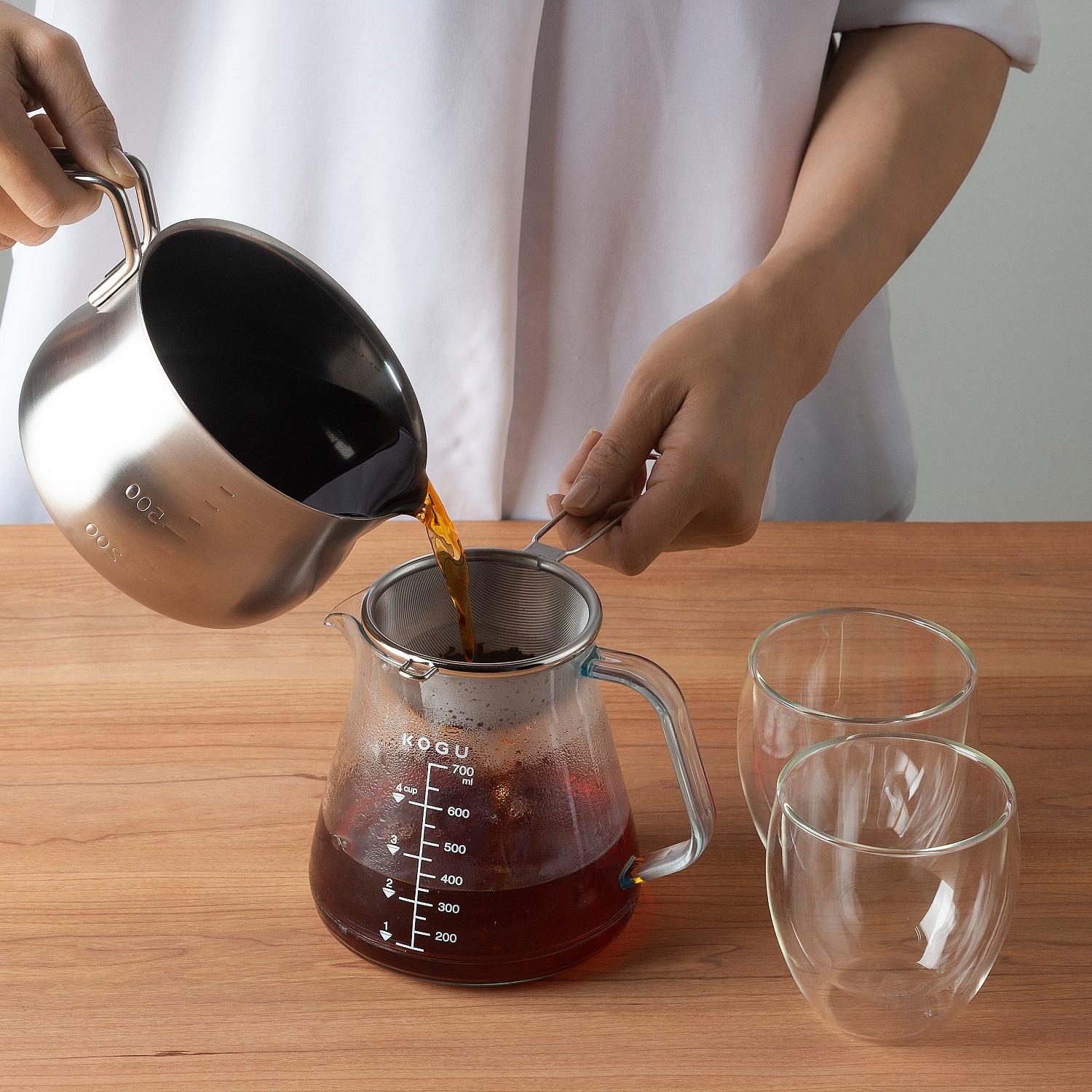 Kogu Ultra-Fine Stainless Steel Tea Leaf Strainer Deep Mesh Sieve