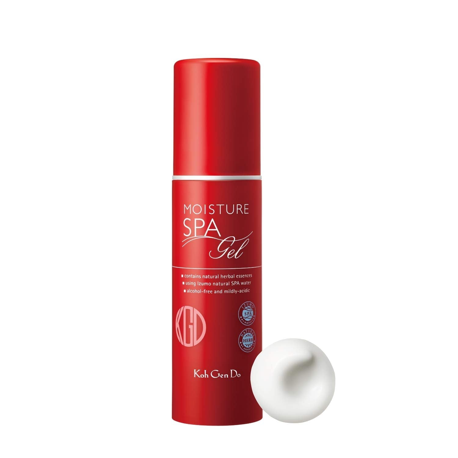 Koh Gen Do 100g All-in-One Moisture Spa Gel white jar with professional red branding