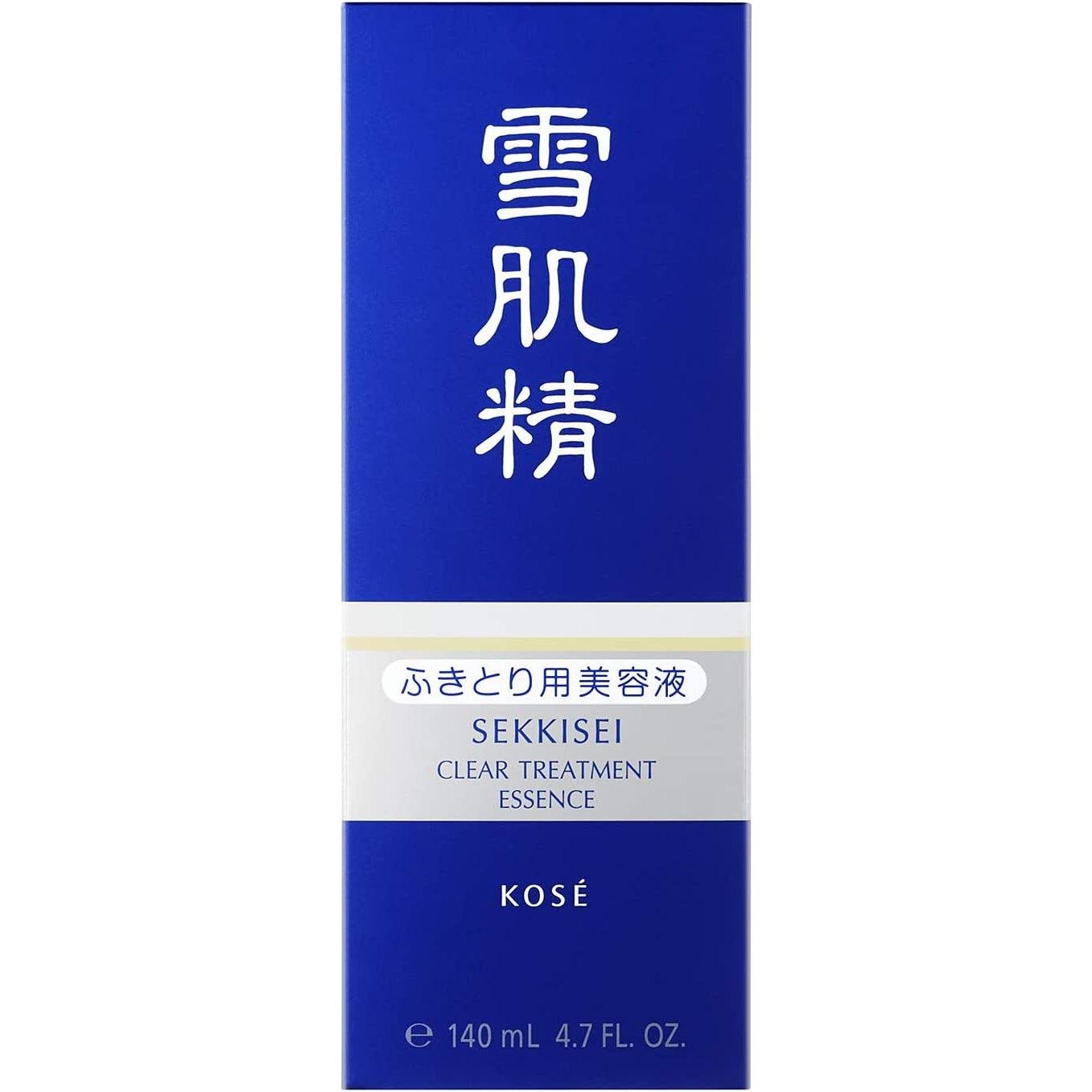 Kose Sekkisei Brightening Clear Treatment Essence Wipe-Away 140ml Facial