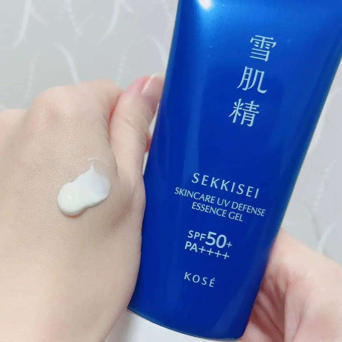 Kose Sekkisei Non-Sticky Brightening UV Gel Sunscreen SPF50+ PA++++ 90g