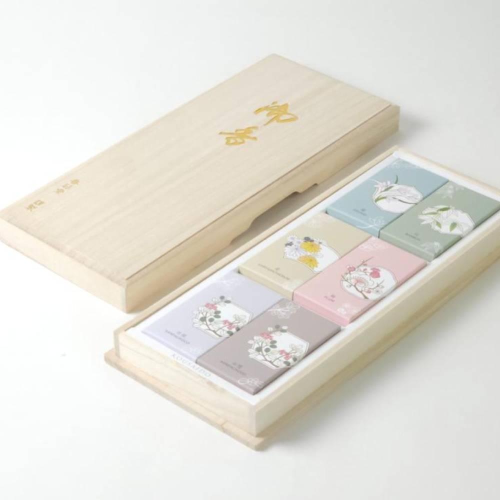 Kousaido 5‑Flower Scented Short Incense Sticks – Premium Japanese Gift Set