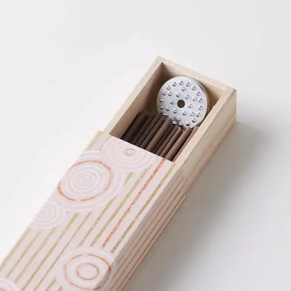 Kousaido Premium Frankincense Long Incense Sticks Wooden Box 40 Count
