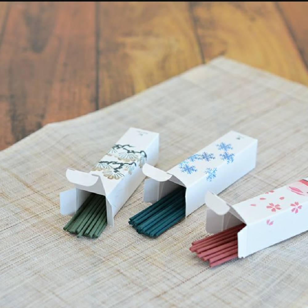 Kousaido Hanga 10-Season Japanese Incense Assortment with Elegant Holder