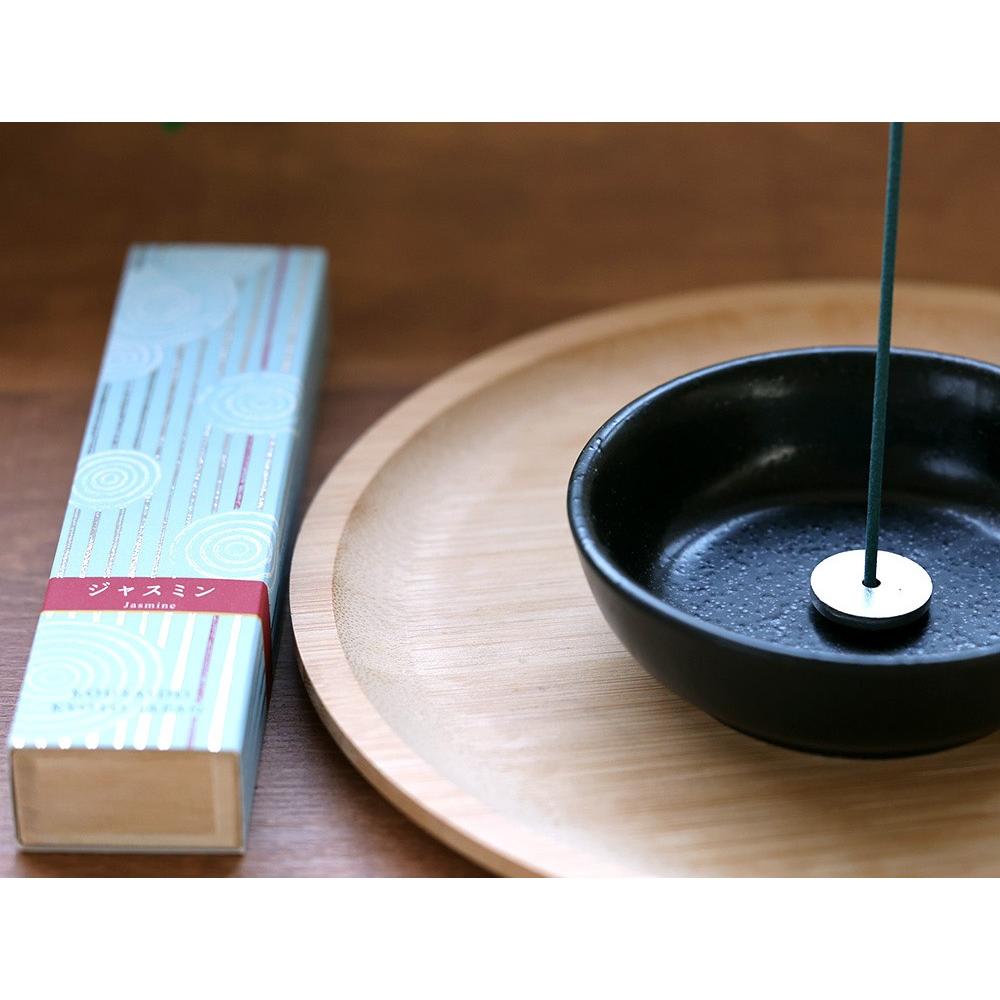 Kousaido Jasmine Incense Sticks with Wooden Box – 40 Premium