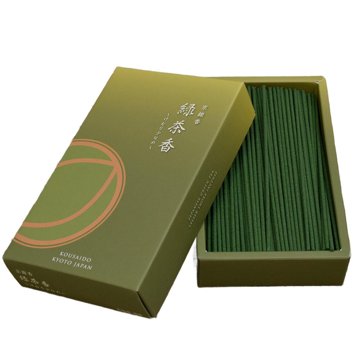 Kousaido Kyoto Low Smoke Matcha Green Tea Incense 70g