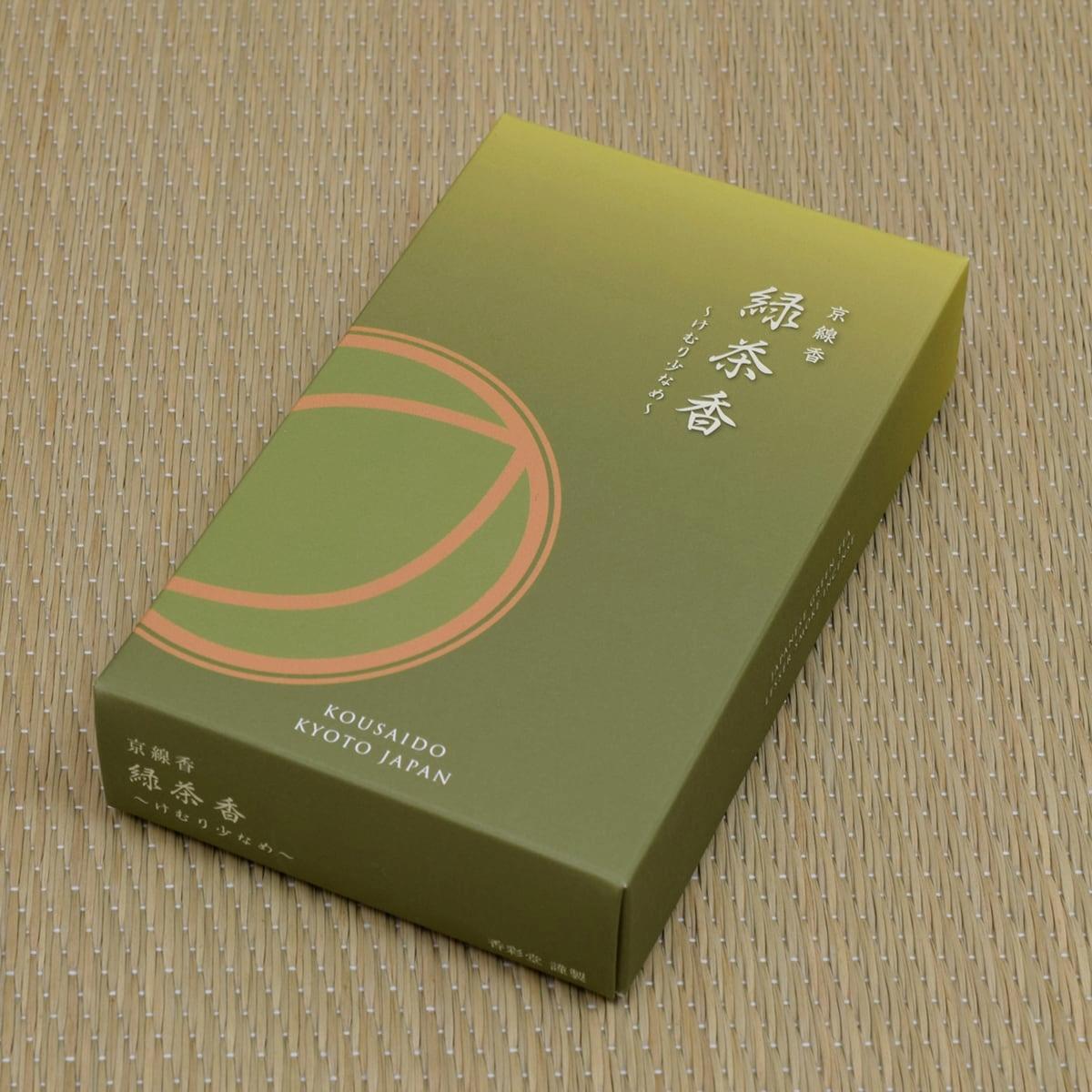 Kousaido Kyoto Low Smoke Matcha Green Tea Incense 70g