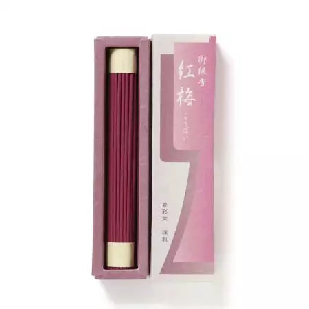 Kousaido Red Plum Japanese Incense Sticks – 20g Fragrant Aroma