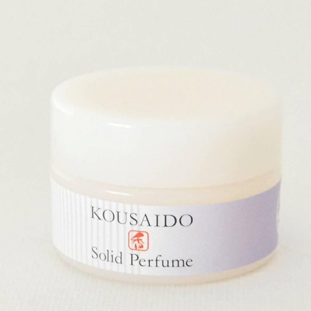 Zen Solid Perfume Balm by Kousaido – Woody Sweet Floral Fragrance 8g