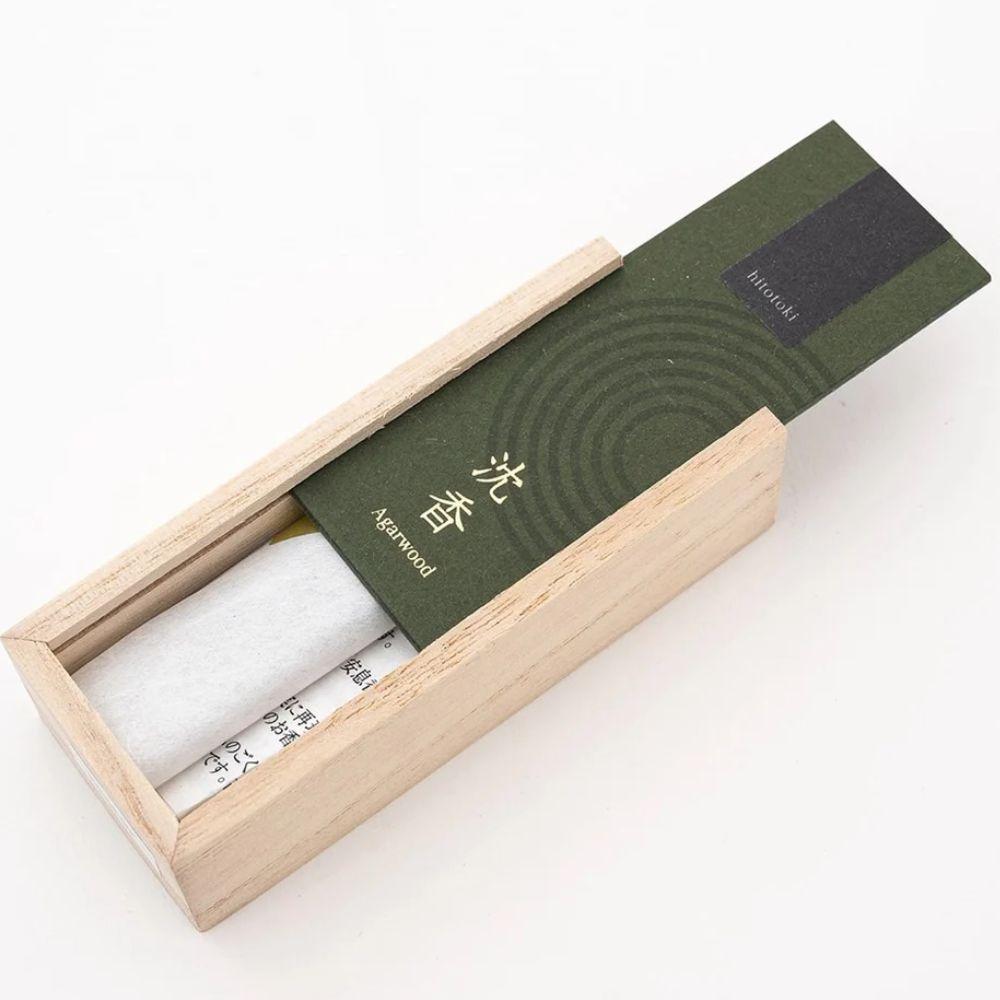 Kousaido Hitotoki Premium Agarwood Incense Sticks – 15 Pack