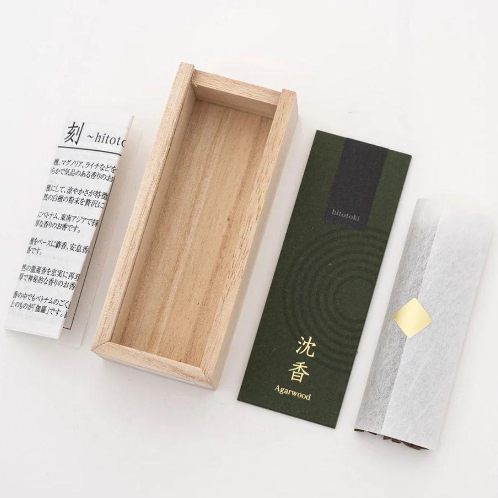 Kousaido Hitotoki Premium Agarwood Incense Sticks – 15 Pack