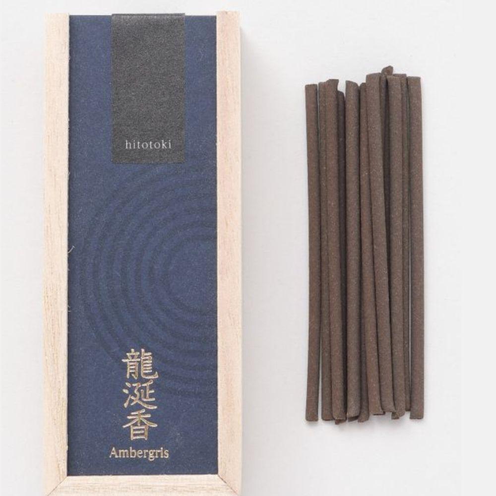 Kousaido Hitotoki Premium Ambergris Incense Sticks – Handcrafted Japanese Aromatherapy