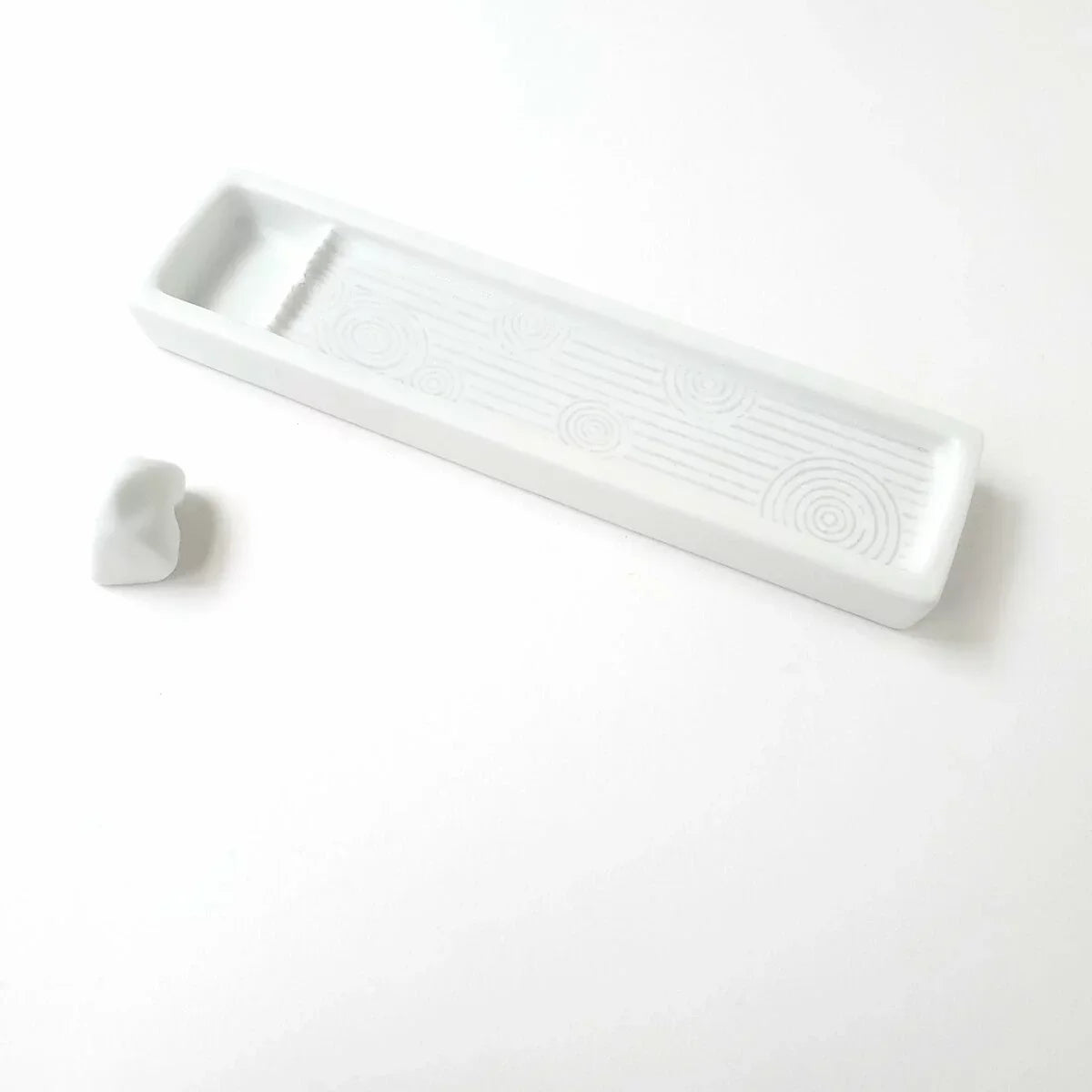Kousaido Zen Rock Garden Incense Holder – Elegant Japanese Stone Design