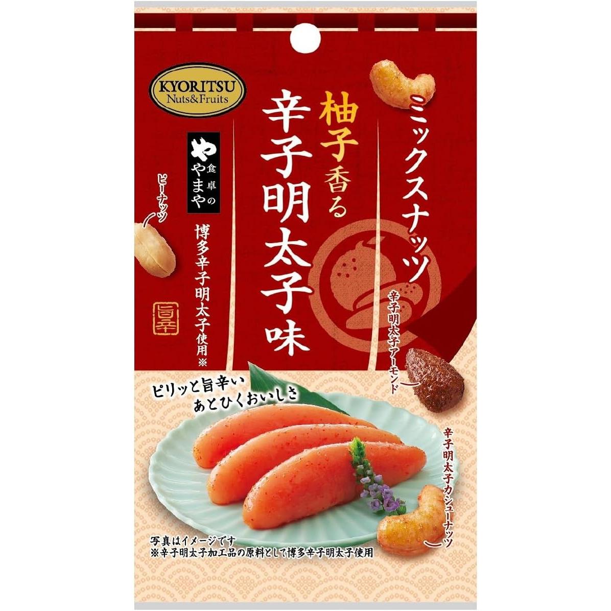 Kyoritsu Spicy Mentaiko Yuzu Mixed Nuts Pack of Six