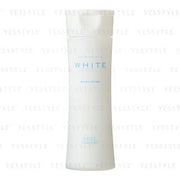 Kose Moisture Mild White Milky Lotion bottle on a bright background, showcasing its creamy texture.