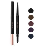 Kose DECORTE Lasting Gel Eyeliner - Intense black eyeliner swatch and product packaging.