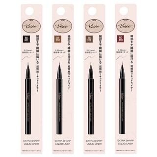Kose Visee Extra Sharp Liquid Eyeliner - Intense Black Line and Precise Application