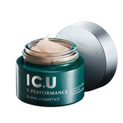Kose Dr. PHIL Cosmetics IC.U V Performance Cream jar and product texture.