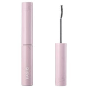 Kose Fasio Eyelash-Grade Film Mascara Extra Fine - close up showing the fine brush and enhanced lashes