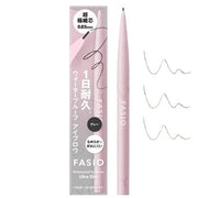 Kose Fasio Waterproof Eyebrow Ultra Slim - Close-up showing the ultra-slim tip and product packaging.