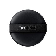 Kose DECORTE Puff CF: Close-up showing the fine texture and soft material, promoting a flawless makeup application.