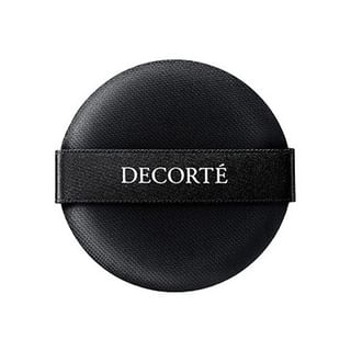 Kose DECORTE Puff CF: Close-up showing the fine texture and soft material, promoting a flawless makeup application.