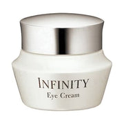 Kose INFINITY Intensive Wrinkle Eye Cream jar and application on skin