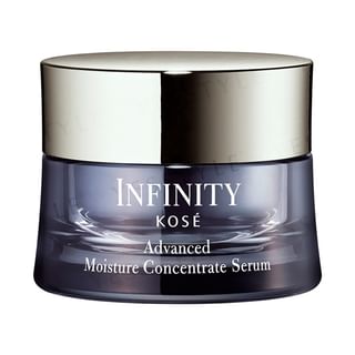 Kose INFINITY Advanced Moisture Concentrate Serum in luxurious packaging.