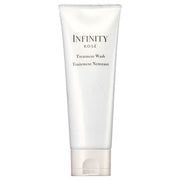 Kose INFINITY Treatment Wash creamy cleansing foam in white tube.