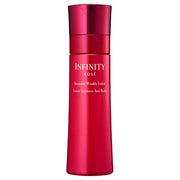 Kose INFINITY Intensive Wrinkle Lotion bottle showcasing its smooth texture and luxurious packaging.