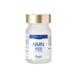 Dr.Select NMN 9000 N Plus bottle showcasing the product and its anti-aging benefits.