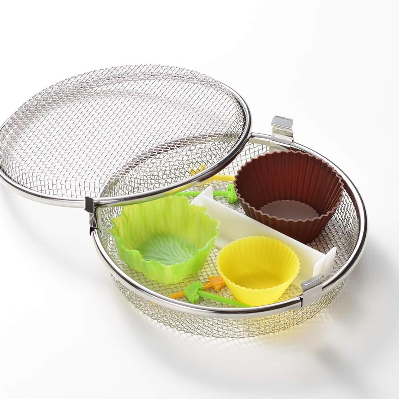 Leye 17cm Stainless Steel Dishwasher Mesh Basket for Small Items