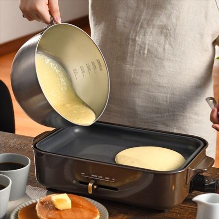 Leye Large Capacity Mixing Bowl with Ergonomic Handle and Pouring Spout 3L