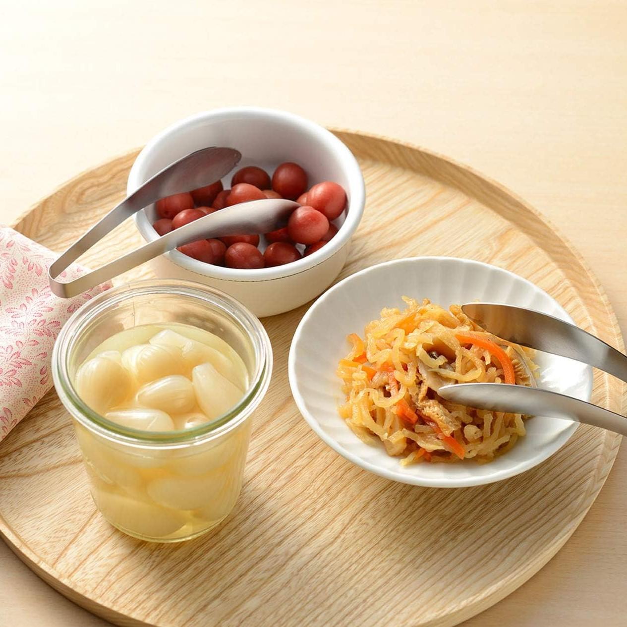 Leye Narrow Fingertip Tongs for Toppings & Garnishes