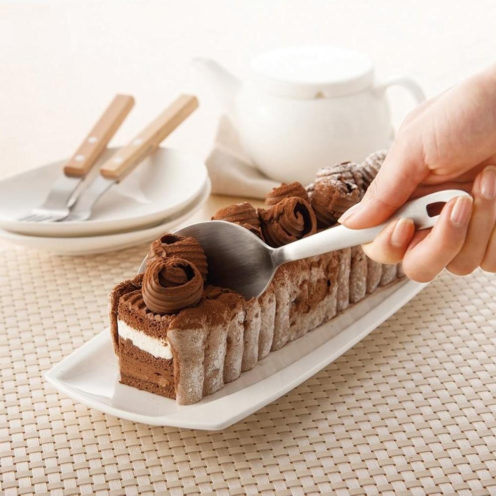 Leye 210mm Serrated Scooping Knife and Serving Spoon