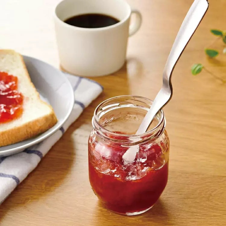 Leye Self‑Standing Jam Spatula Knife 19.8 cm Stainless Steel Kitchen Tool