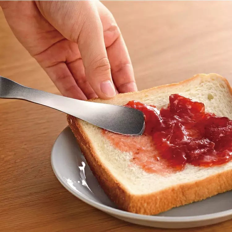 Leye Self‑Standing Jam Spatula Knife 19.8 cm Stainless Steel Kitchen Tool