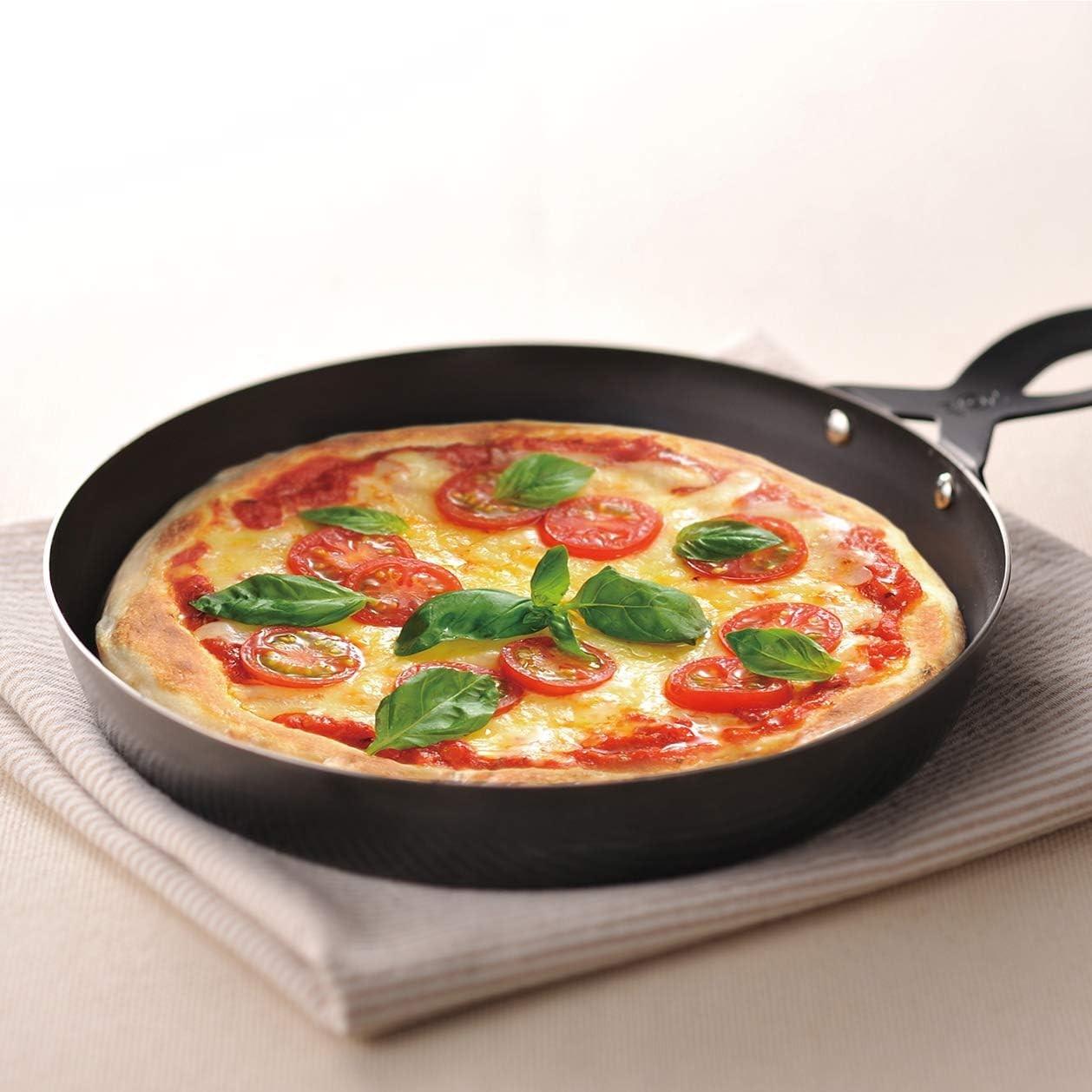 Leye Small Iron Pizza Plate for Broiler Grill 28×20×3.5cm