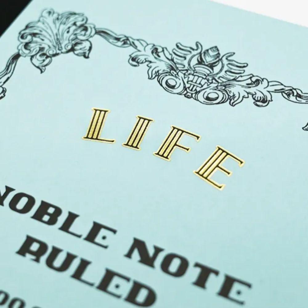 Life Noble A5 College Ruled Notebook – Cream Paper, 100 Pages