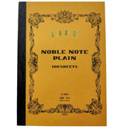 Life Noble Note A5 Unruled Notebook with classic orange vintage cover and premium cream paper