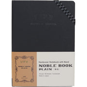 Life Noble Notebook A6 Unruled with vintage brown cover and premium cream Japanese L-writing paper