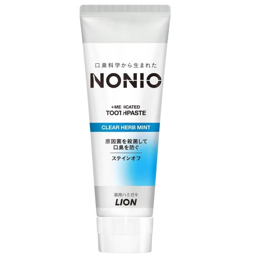 Lion Nonio Antibacterial Toothpaste – Clear Breath Herb Mint 130g