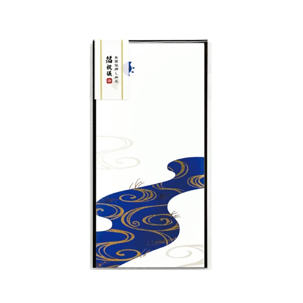 Long Gold Foil Money Envelope – Blue River Japanese Design