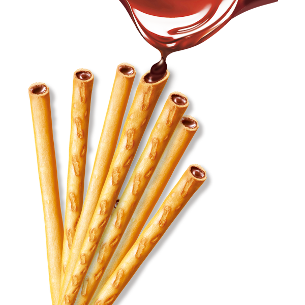 Lotte Toppo Chocolate-Filled Pretzel Sticks Snack Pack of Five