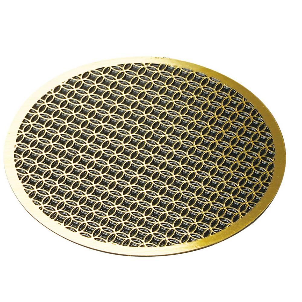 Luxury Brass Shippo Circle Coaster – 8.6 cm Japanese Design