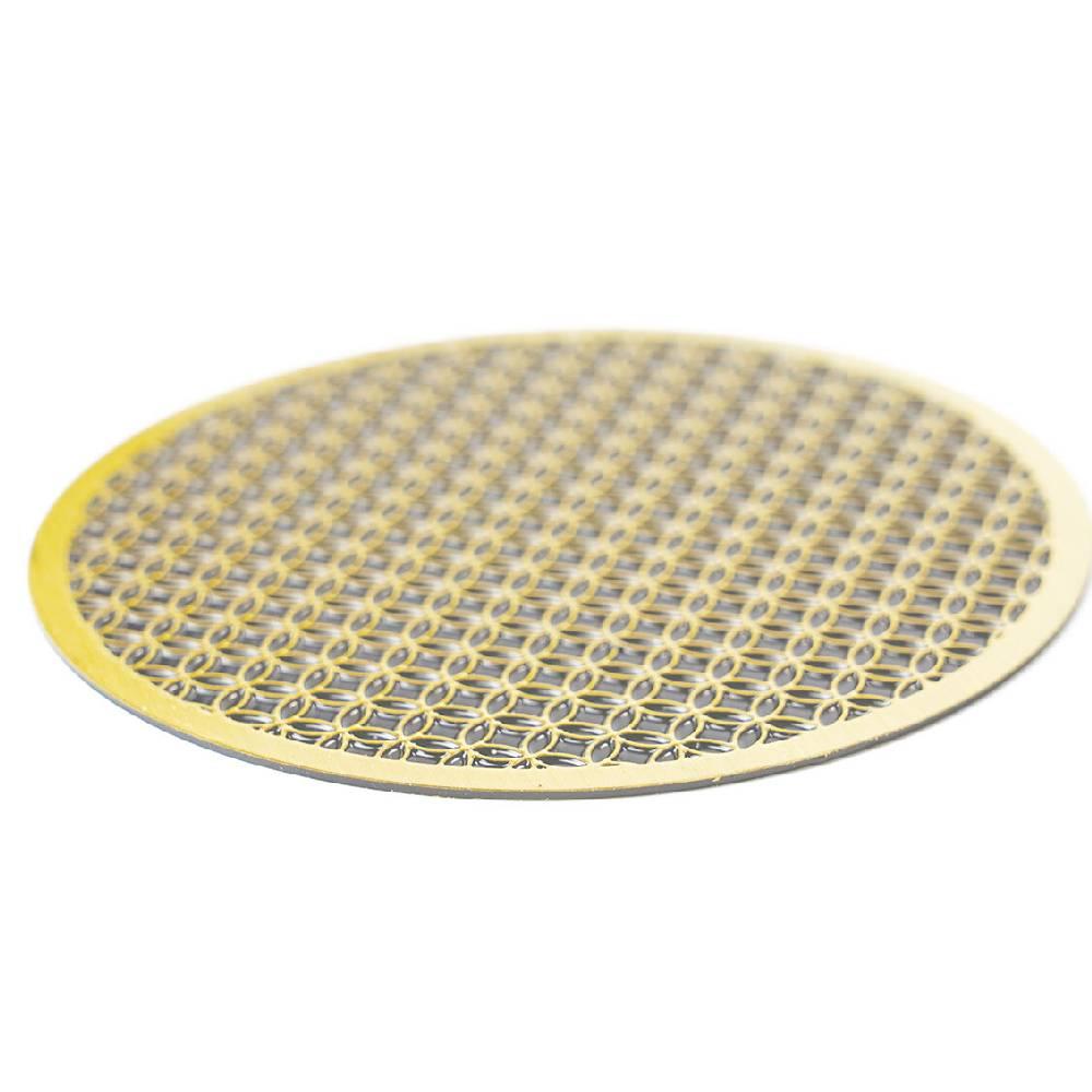Luxury Brass Shippo Circle Coaster – 8.6 cm Japanese Design