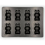 Matsunaga Professional 8‑Cavity Rabbit‑Shaped Nonstick Baking Tray Tin‑Plated Steel